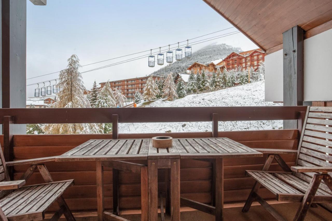 Appartement Spacieux L'Alpe D'Huez, Balcon Ngoại thất bức ảnh